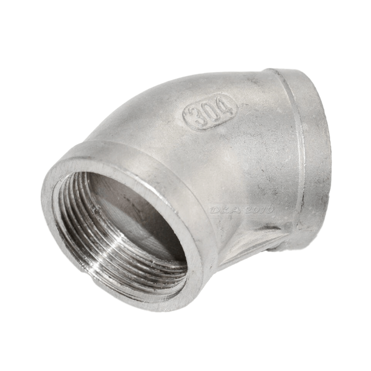 Codo SS304 de 45° (FF) Accesorio FNPT de 150 lb