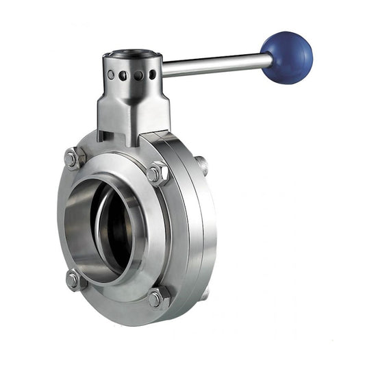 SS 316L Sanitary Butterfly Valve Weld-End EPDM Pull Handle