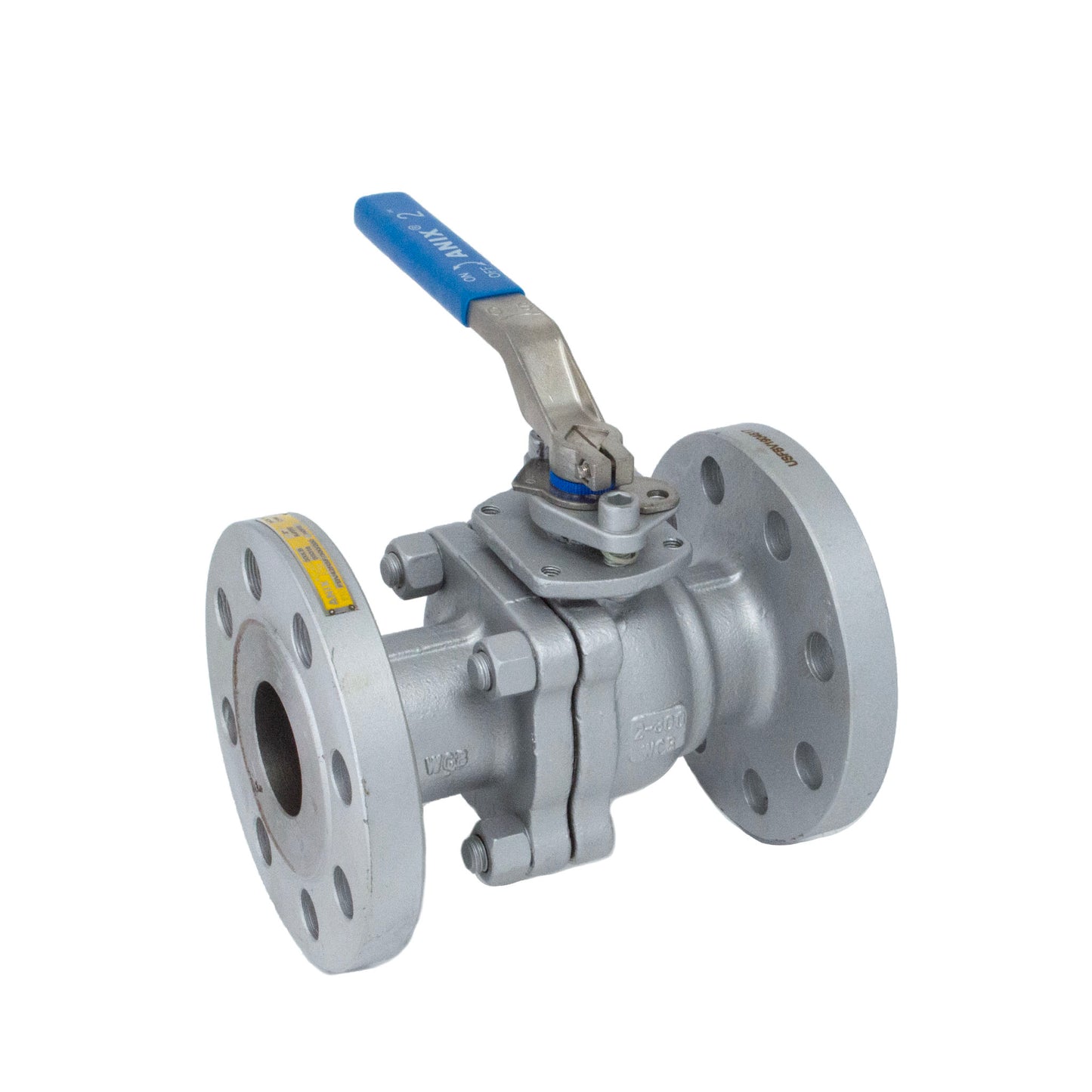 CS 2-Piece Full Port Ball Valve ANSI 300 Flanged (Fire Safe)