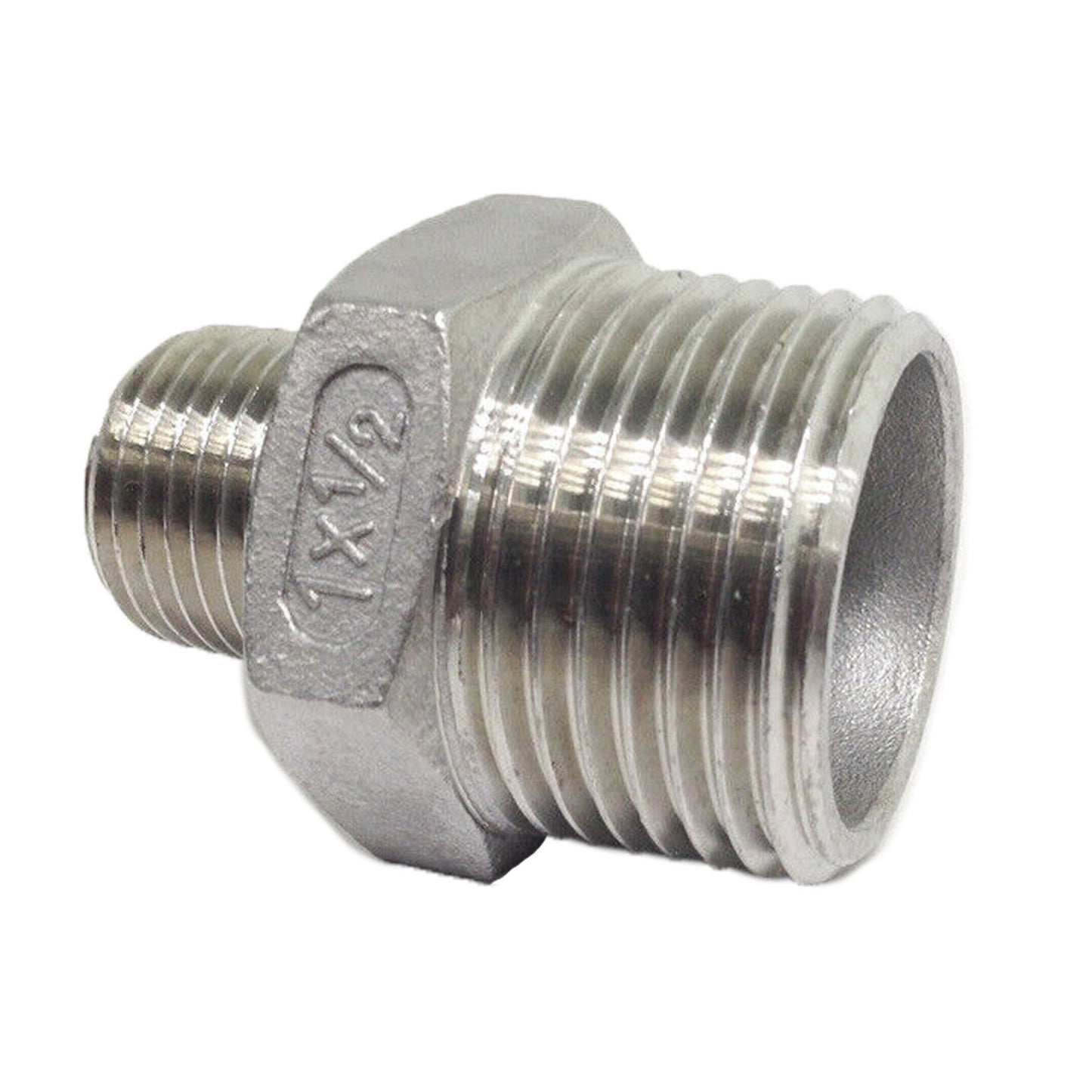 SS316 Hex Reducing Nipple CL150 NPT  Fitting