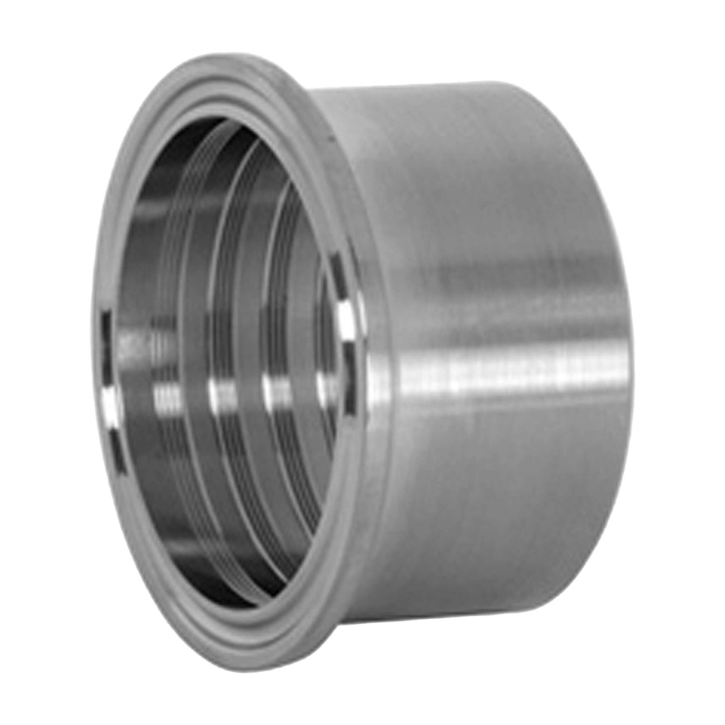 Casquillos enrollables de acero inoxidable 316L, accesorio de abrazadera sanitaria