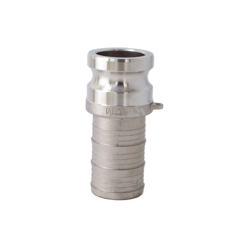 SS316 Camlock Adaptor Type E - Cam & Groove