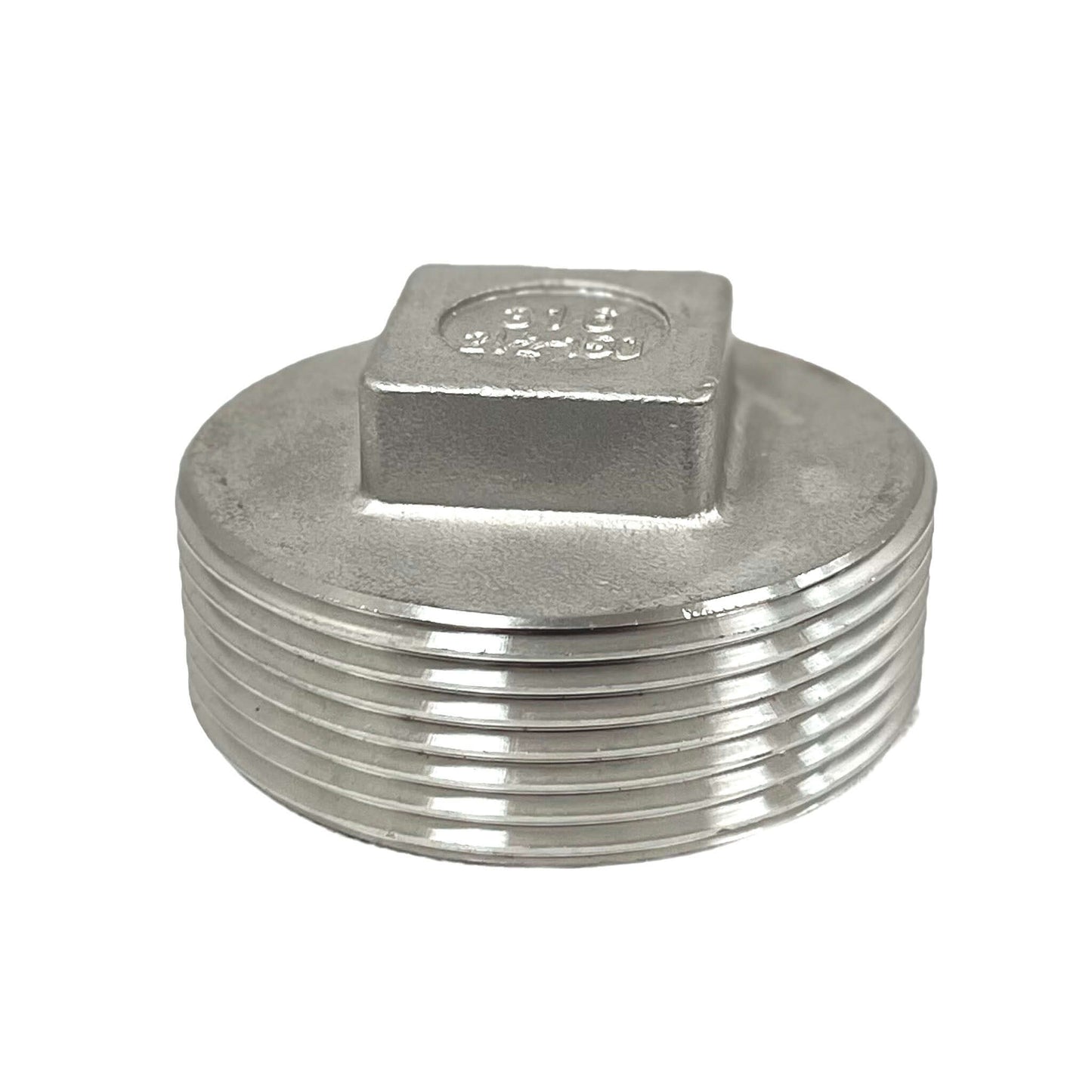 Accesorio de conector cuadrado SS304 NPT de 150 lb
