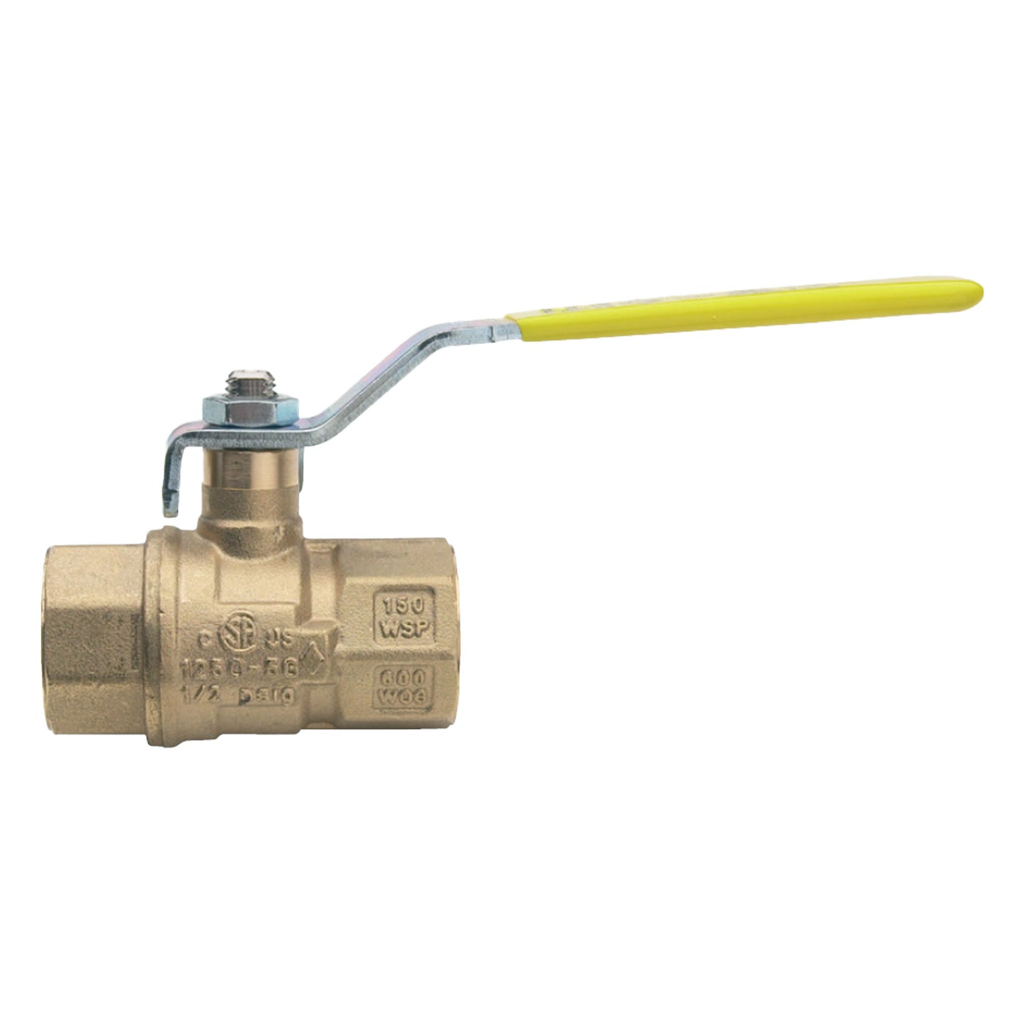 SUPER-SFER 161N Brass Ball Valve - Full Port, FNPT Threaded, Compact Style