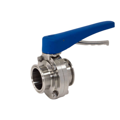 SS 316L Sanitary Butterfly Valve Clamp-End EPDM Trigger Handle