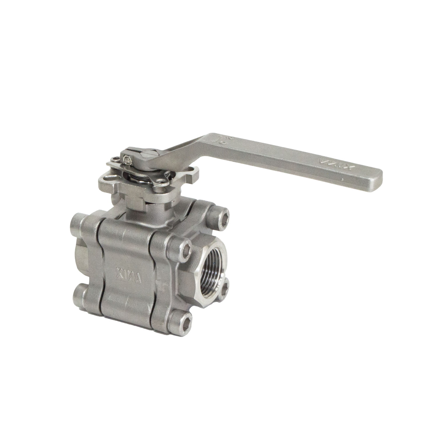 SS316 3-Piece Full Port Ball Valve 2000 PSI Direct Mount