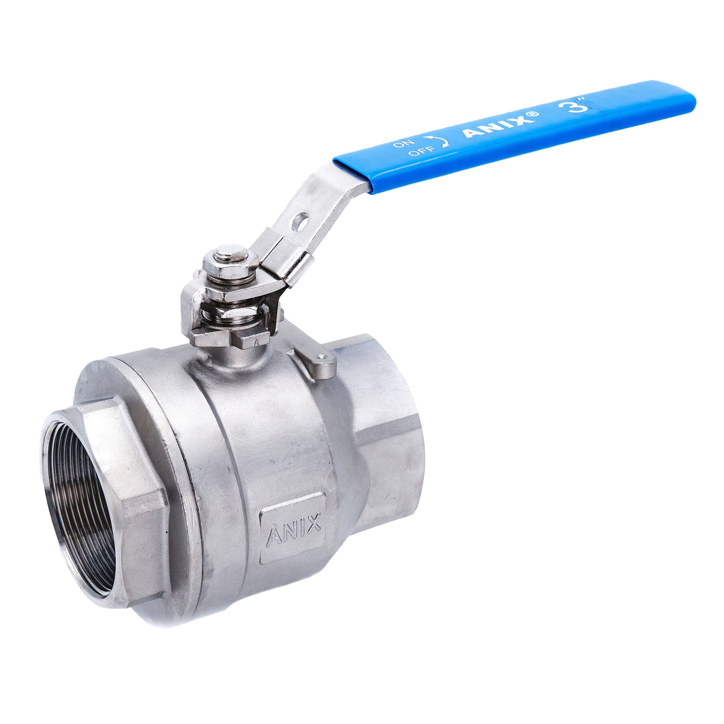 SS316 2-Piece Full Port Ball Valve 1000 FNPT