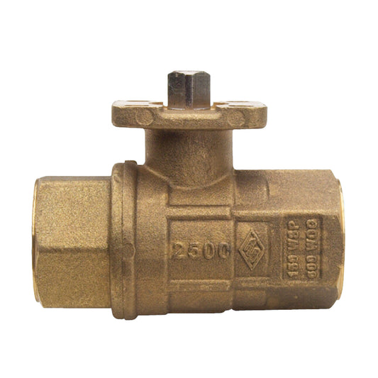 FULL-SFER 250N Direct Mount 2-Way Ball Valve - FNPT Threaded, Full Port