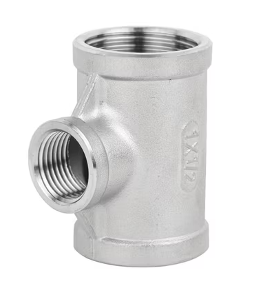 Stainless Steel 316 #150 3-Way Reducing Tee Fitting NPT