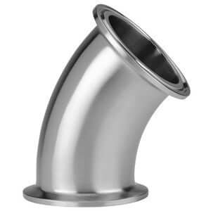 45 Degree Clamp Elbow Stainless Steel 316L Sanitary Fitting